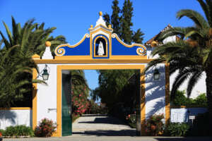 The main entrance to Herdade da Calada